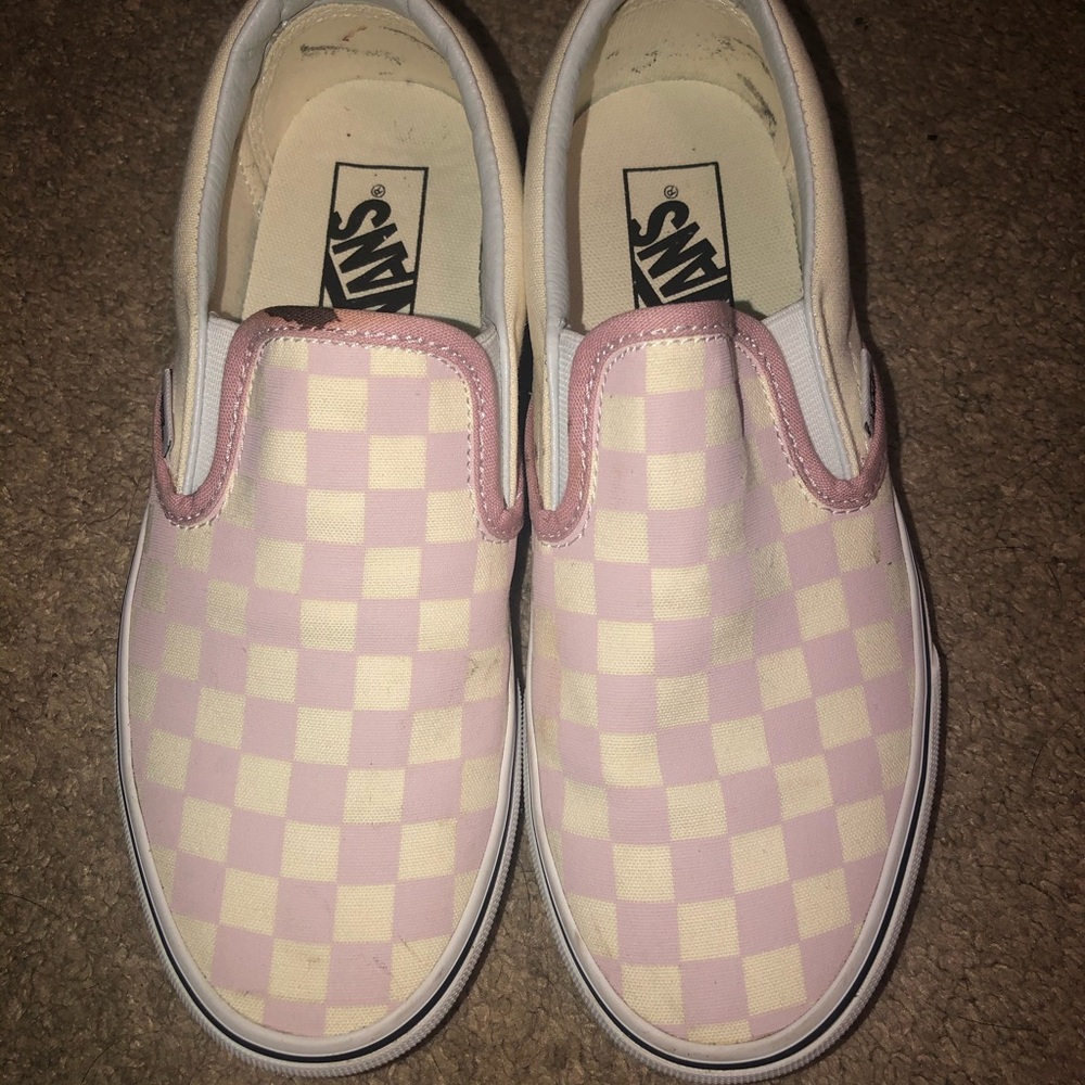 Slip on pink Vans